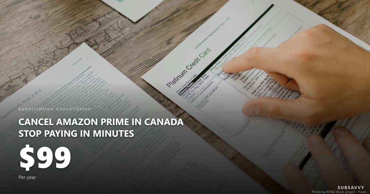 How to Cancel Amazon Prime in Canada (Step-by-Step 2026 Guide)