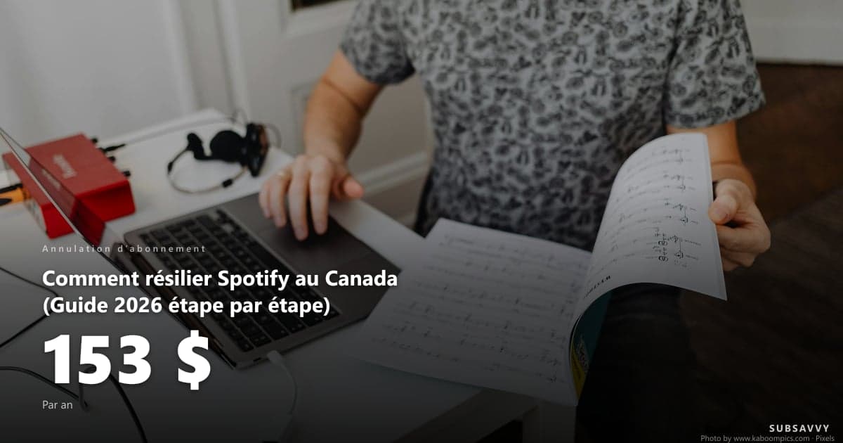 Comment résilier Spotify au Canada (Guide 2026 étape par étape)