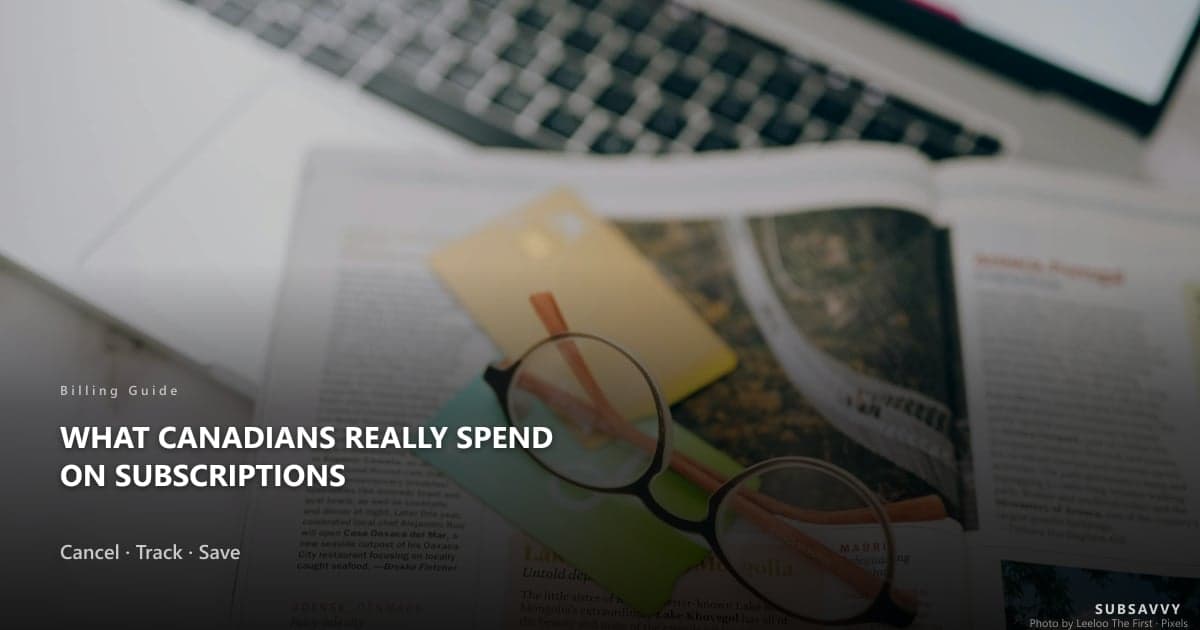 Average Subscription Spend in Canada (2026 Data)
