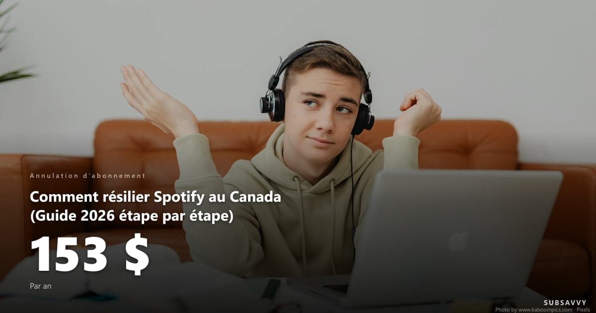 Comment résilier Spotify au Canada (Guide 2026 étape par étape)